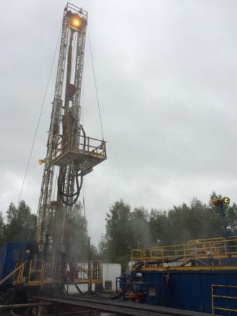 Opération nettoyage du puits géothermique de Saint-Ghislain