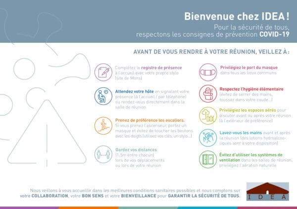 Plan de déconfinement IDEA – Un retour progressif des visiteurs en nos locaux