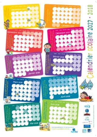 Nouveau calendrier scolaire 2017-2018 sur le cycle de l&rsquo;eau