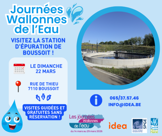 Portes ouvertes à la station d&rsquo;épuration de Boussoit